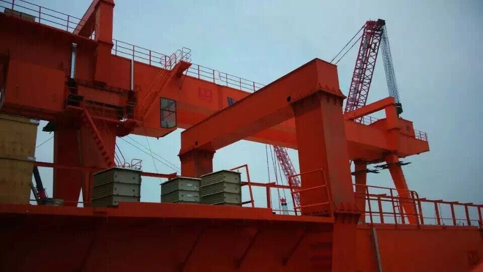 Subway double beam gantry crane