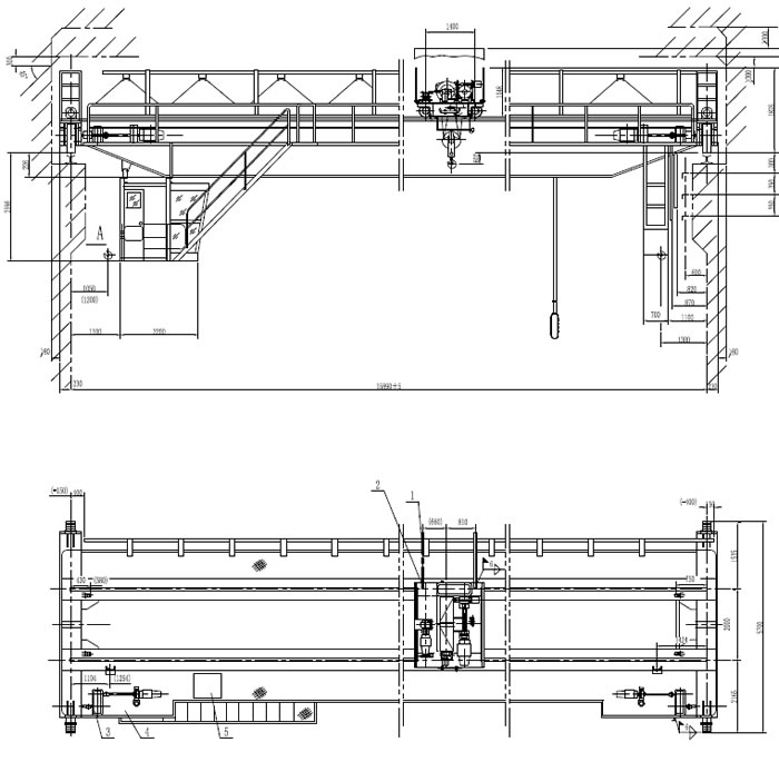 Overhead crane drawings
